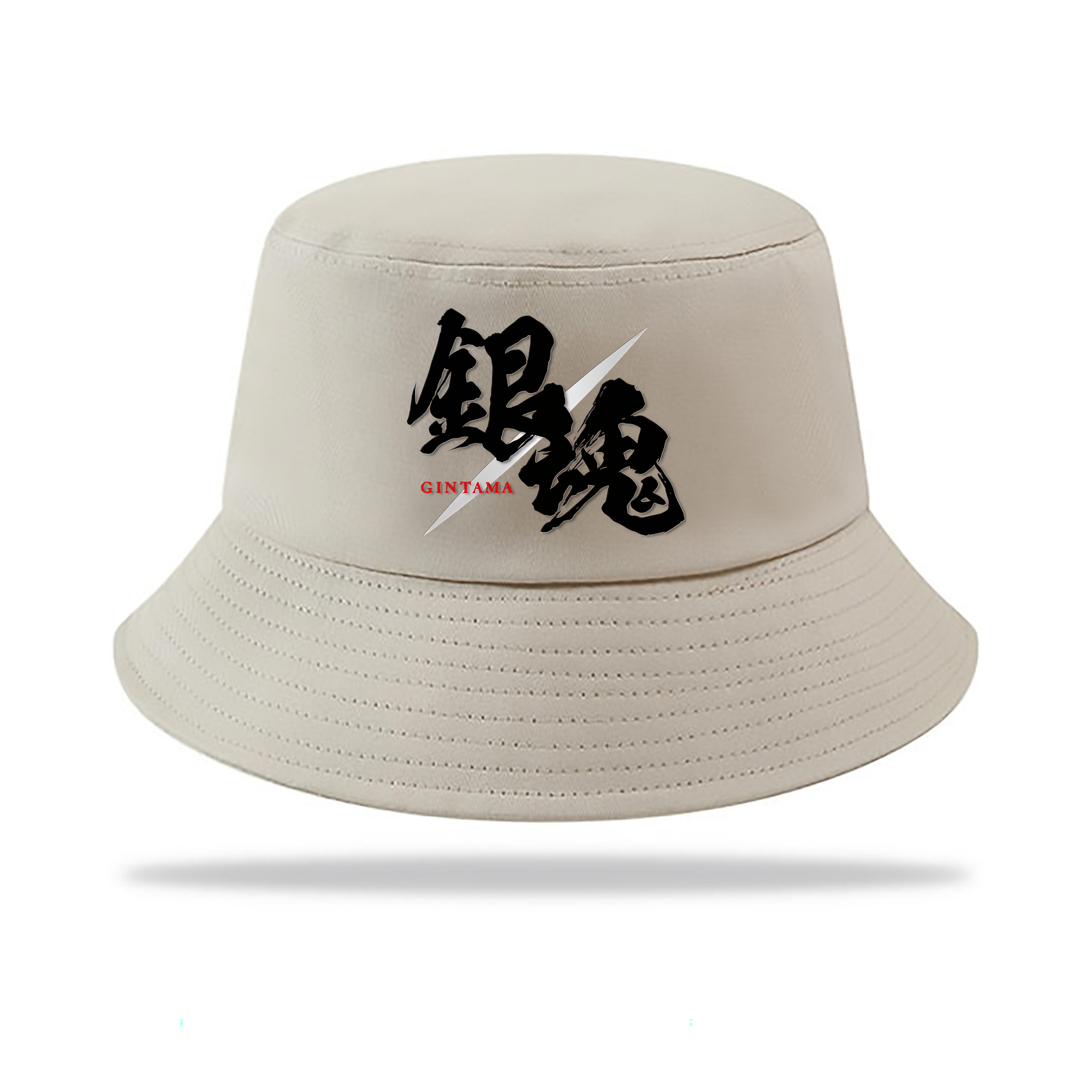 （画像用） ぎんたま 坂田銀時（さかたぎんとき） 神楽 志村新八（しむら しんぱち） GINTAMA Sakata Gintoki Kagura Shimura Shinpachi アウトドア日除けバケットハット